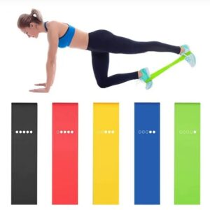 Kit 5 Mini Band Elastico Academia Fit Treino Funcional Exercício