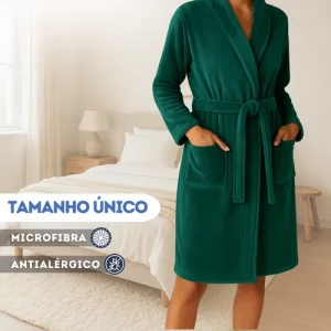 Roupão Microfibra Adulto Extra Macio Unissex