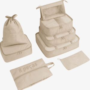 Kit Necessaire Feminina Organizador De Malas Para Viagem