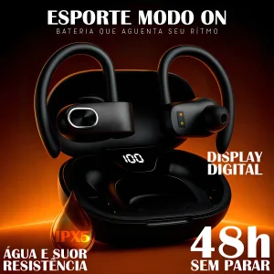 Fone Ouvido Bluetooth A Prova Dagua 5.3 Profissional Marca Pro Phone See