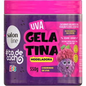 Gelatina Modeladora Salon Line Kids #todecacho Uva 550g