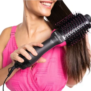 Britânia Escova Secadora Bec02pr 4 Em 1 1300w Cor Preto e Rosa