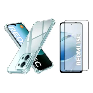 Capinha Anti Shock Para Xiaomi Redmi 15c 6.9 + Película