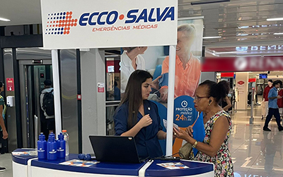 Equipe esclarece dúvidas e promove segurança à saúde no Shopping João Pessoa