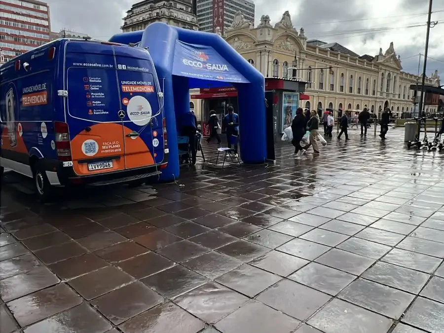 Ecco Salva promove ação de saúde na Praça XV