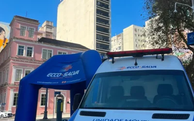 Ecco Salva reforça compromisso com a saúde em mais uma ação no Centro de Porto Alegre